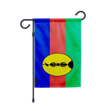 Drapeau jardin nouvelle-calédonie en ployester - pixelforma