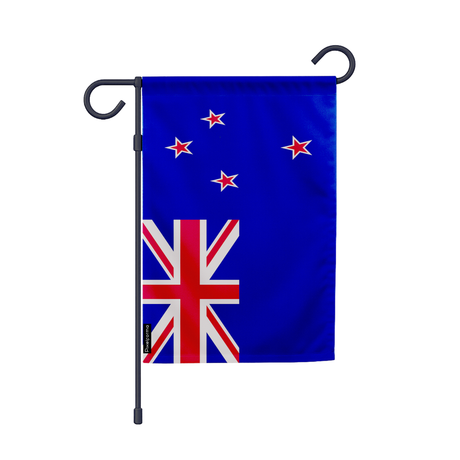 Drapeau jardin nouvelle-zélande en ployester - pixelforma