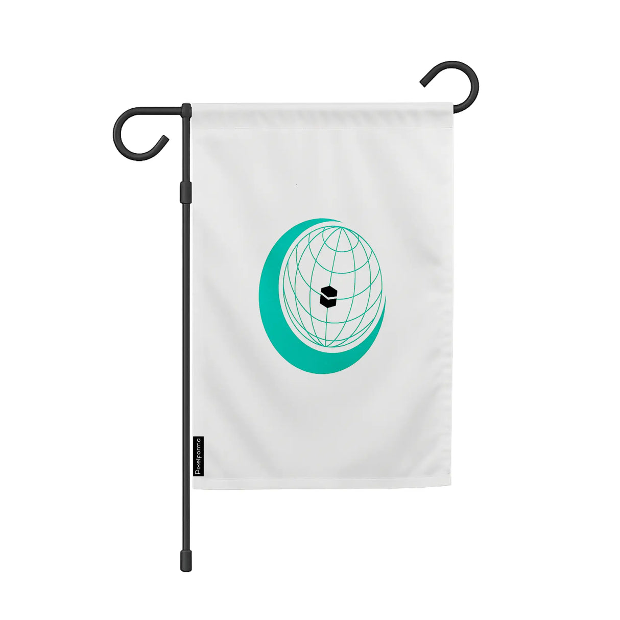 Drapeau jardin organisation de la coopération islamique polyester
