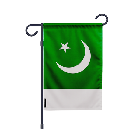 Drapeau jardin pakistan en ployester - pixelforma