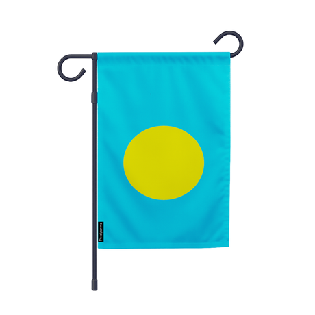 Drapeau jardin palaos en ployester - pixelforma