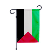 Drapeau jardin palestine polyester résistant vertical