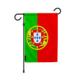 Drapeau jardin portugal polyester couleurs vibrantes horizontal