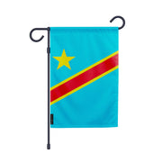 Drapeau jardin république démocratique congo polyester résistant