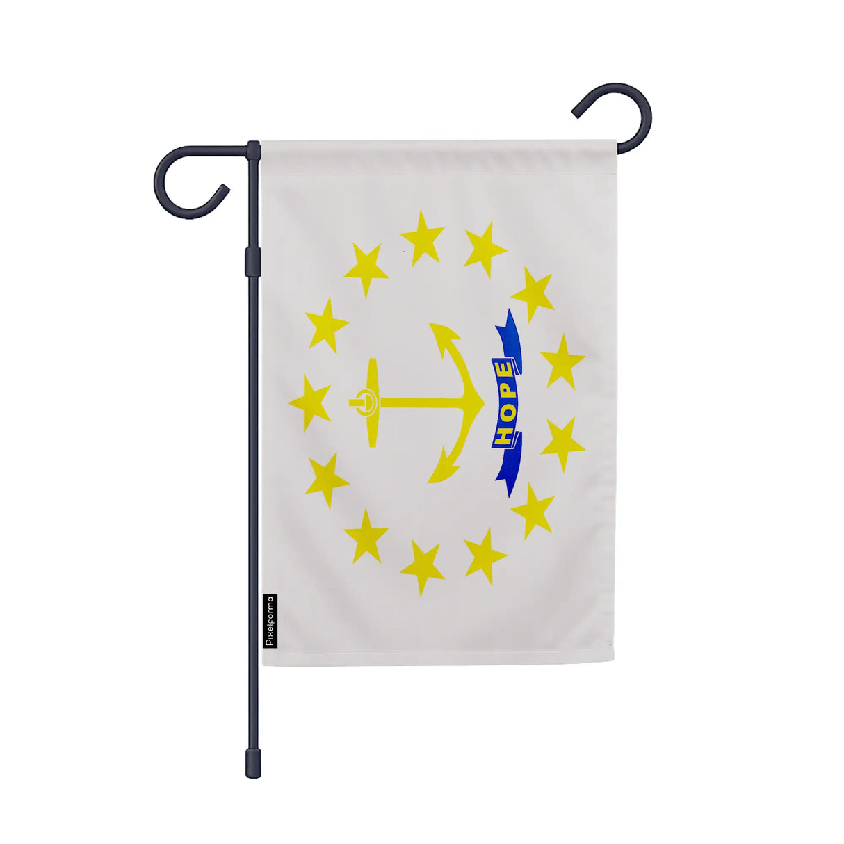 Drapeau jardin rhode island polyester vertical résistant