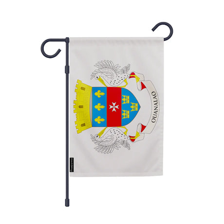 Drapeau jardin saint-barthélemy polyester résistant vertical