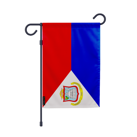 Drapeau jardin saint-martin en ployester - pixelforma
