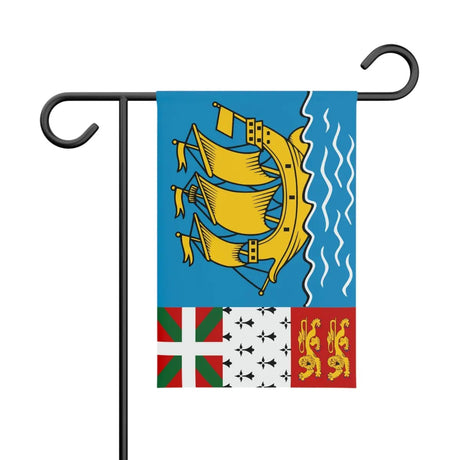 Drapeau Jardin Saint-Pierre-et-Miquelon en Ployester - Pixelforma 