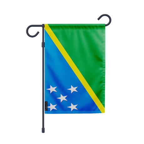 Drapeau jardin salomon en ployester - pixelforma