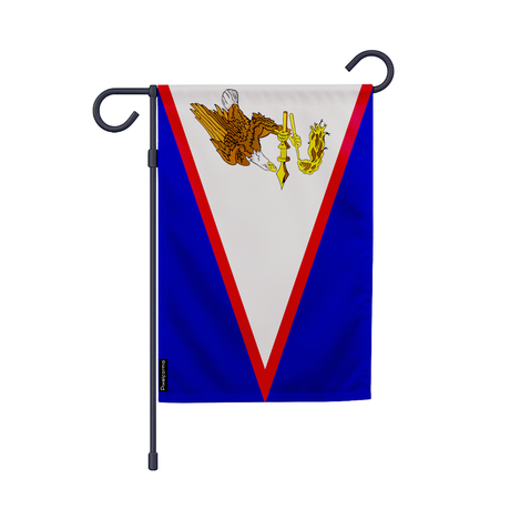 Drapeau jardin samoa américaines en ployester - pixelforma