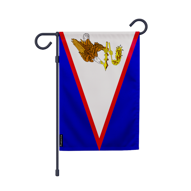 Drapeau jardin samoa américaines en ployester - pixelforma
