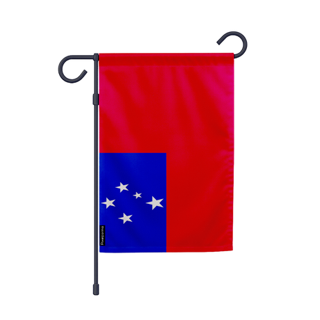Drapeau jardin samoa en ployester - pixelforma