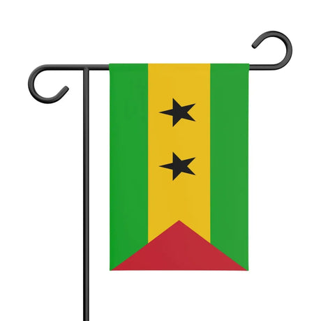 Drapeau Jardin Sao Tomé-et-Principe en Ployester - Pixelforma 