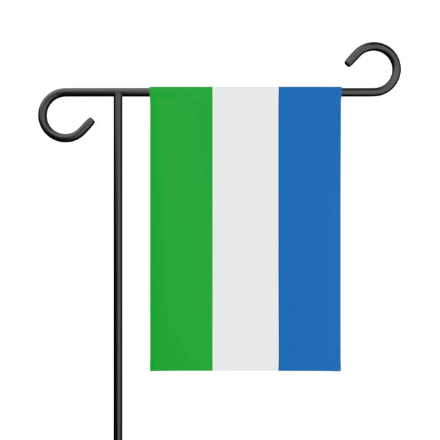 Drapeau Jardin Sierra Leone en Ployester - Pixelforma 