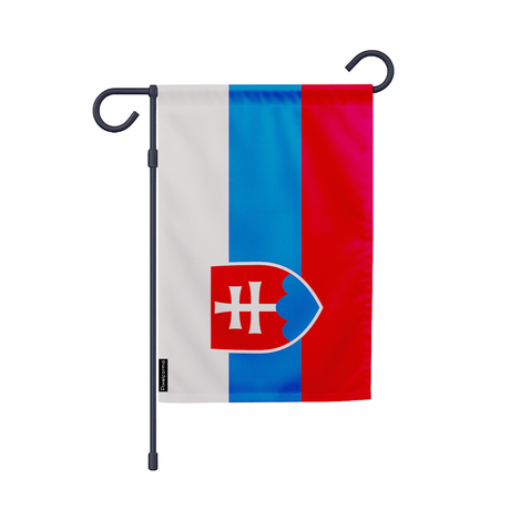 Drapeau jardin slovaquie en ployester - pixelforma
