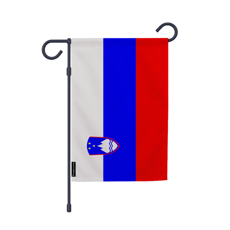 Drapeau jardin slovénie en ployester - pixelforma