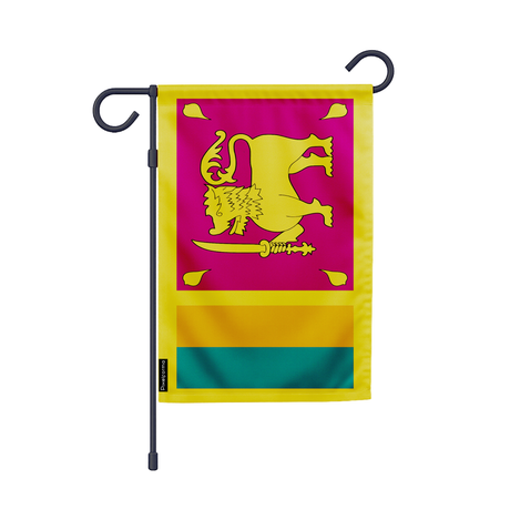 Drapeau jardin sri lanka en ployester - pixelforma