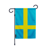 Drapeau jardin suède en ployester - pixelforma