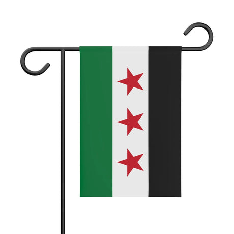 Drapeau jardin syrie polyester résistant aux intempéries