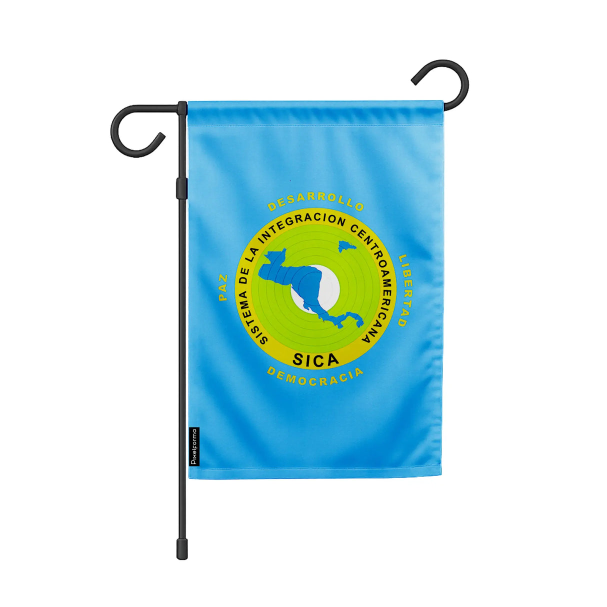 Drapeau jardin système d’intégration centraméricain polyester