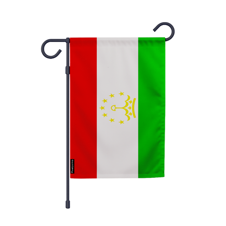 Drapeau jardin tadjikistan en ployester - pixelforma
