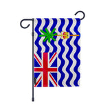 Drapeau jardin territoire britannique polyester vertical coloré
