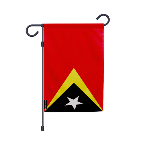 Drapeau jardin timor oriental en ployester - pixelforma