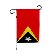 Drapeau jardin timor oriental polyester résistant vertical