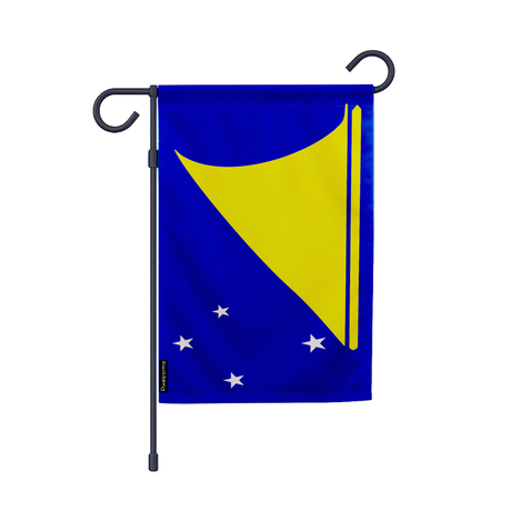 Drapeau jardin tokelau en ployester - pixelforma
