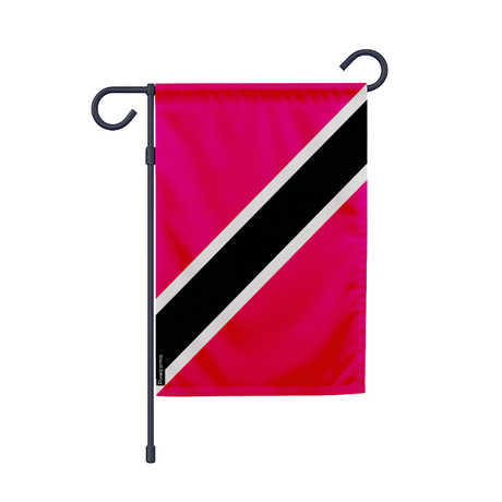 Drapeau jardin trinité-et-tobago en ployester - pixelforma