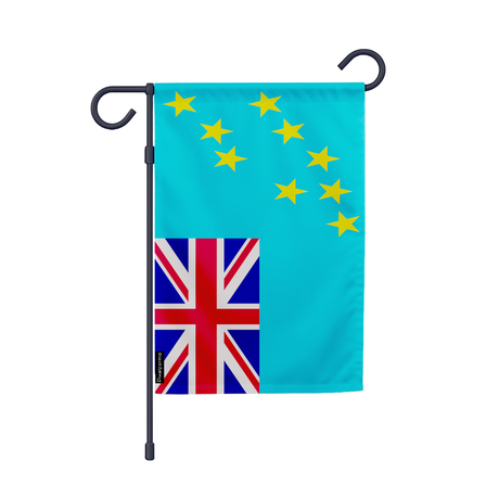 Drapeau jardin tuvalu en ployester - pixelforma