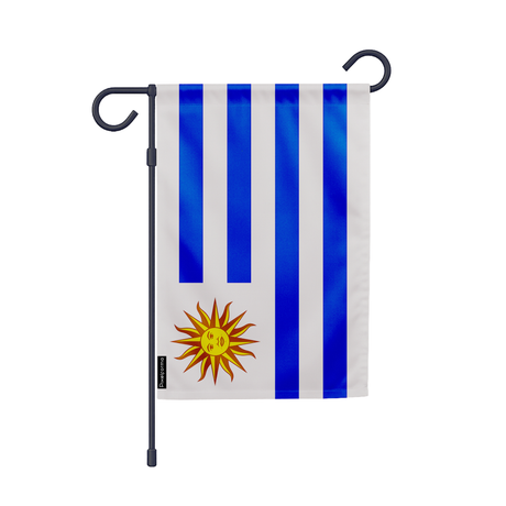 Drapeau jardin uruguay en ployester - pixelforma