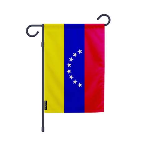 Drapeau jardin venezuela en ployester - pixelforma
