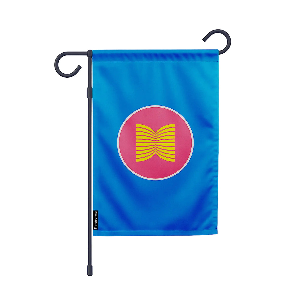 Drapeau jardin vertical asean polyester résistant couleurs vives