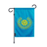 Drapeau jardin vertical commonwealth polyester couleurs vives