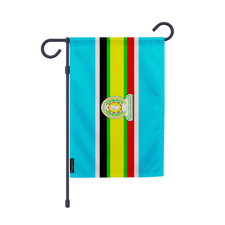 Drapeau jardin vertical communauté d’afrique polyester durable