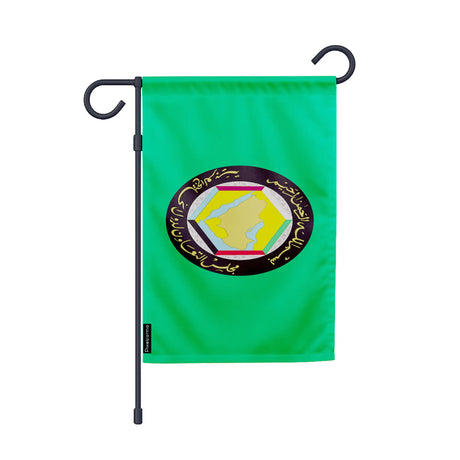 Drapeau jardin vertical conseil de coopération golfe polyester