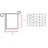 Drapeau jardin vertical conseil turcique en polyester durable