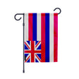Drapeau jardin vertical hawaï polyester résistant couleurs