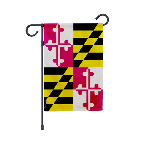Drapeau jardin vertical maryland en polyester résistant