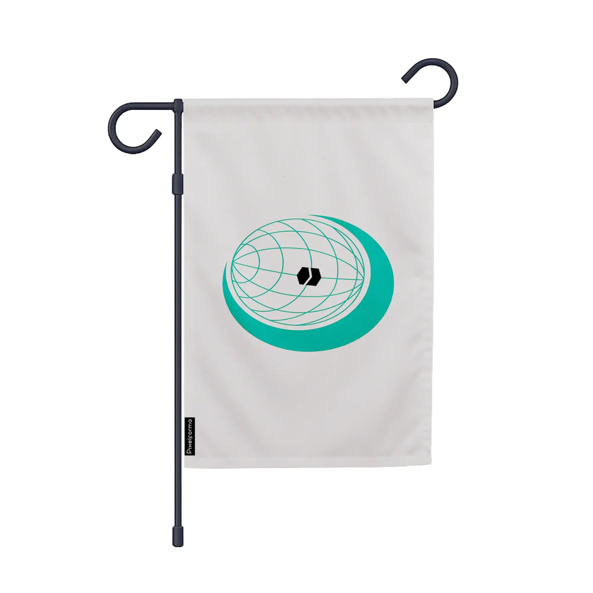 Drapeau jardin vertical organisation coopération islamique polyester