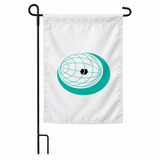 Drapeau jardin vertical Organisation de la coopération islamique sur support noir
