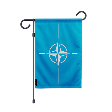 Drapeau jardin vertical otan polyester résistant couleurs vives
