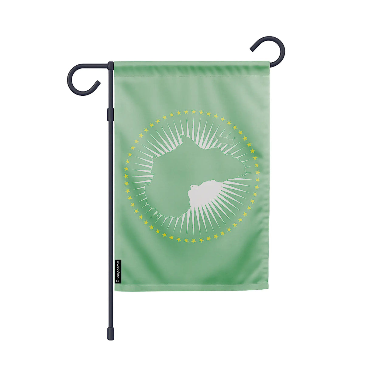 Drapeau jardin vertical union africaine en polyester durable