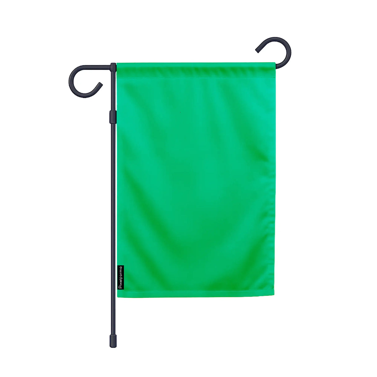 Drapeau jardin france polyester vert foncé durable horizontal