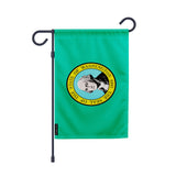 Drapeau jardin vertical washington en polyester résistant