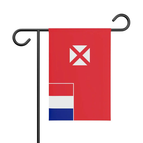 Drapeau jardin wallis-et-futuna en ployester - pixelforma