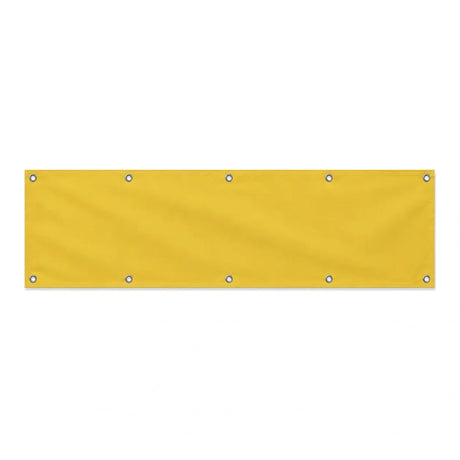 Drapeau Jaune grand format XL en polyester avec dix œillets