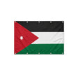 Drapeau de la Jordanie format S en polyester avec dix œillets