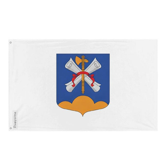 Drapeau Kamennogorsk en plusieurs tailles 100 % polyester Imprimer avec Double ourlet - Pixelforma